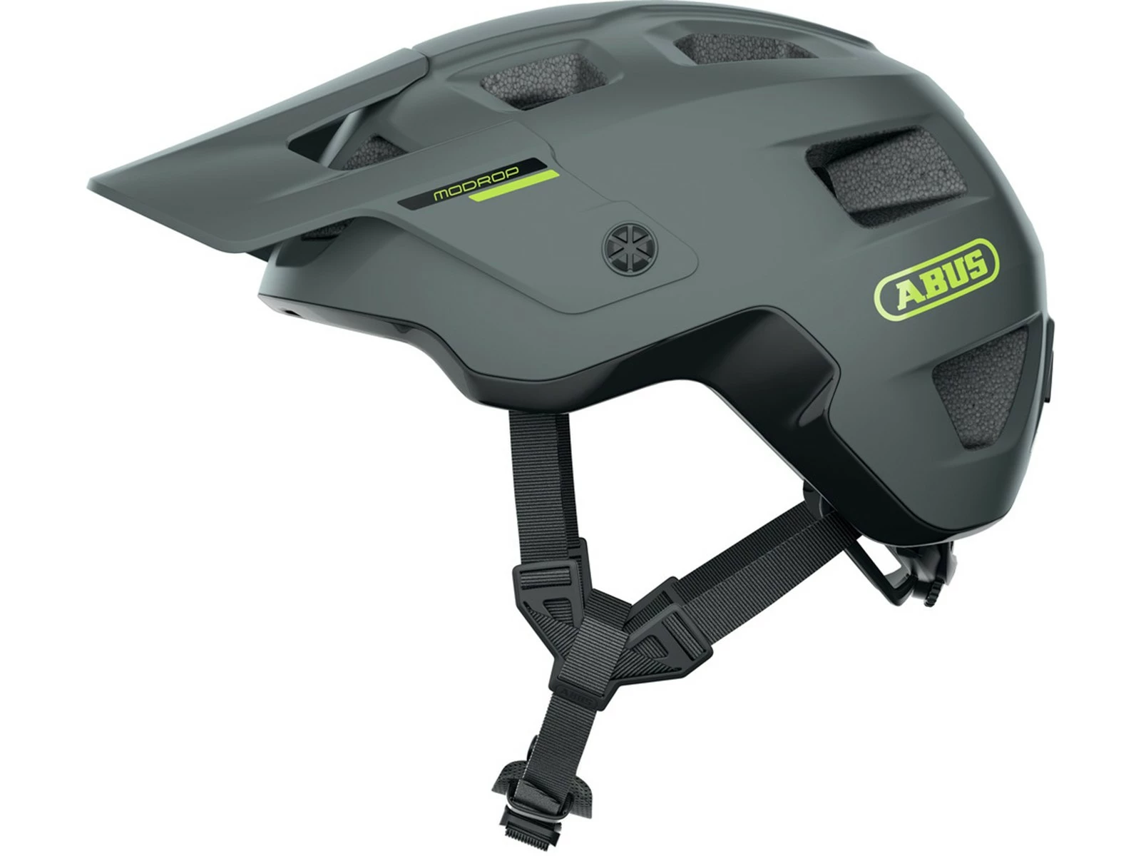 ABUS Casque MoDrop VTT Concrete Grey 1 ABUS Casque MoDrop VTT Concrete Grey