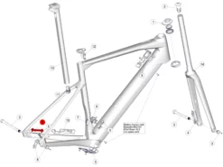 BMC Adaptateur étrier De Frein Arrière Roadmachine AMP 30001757