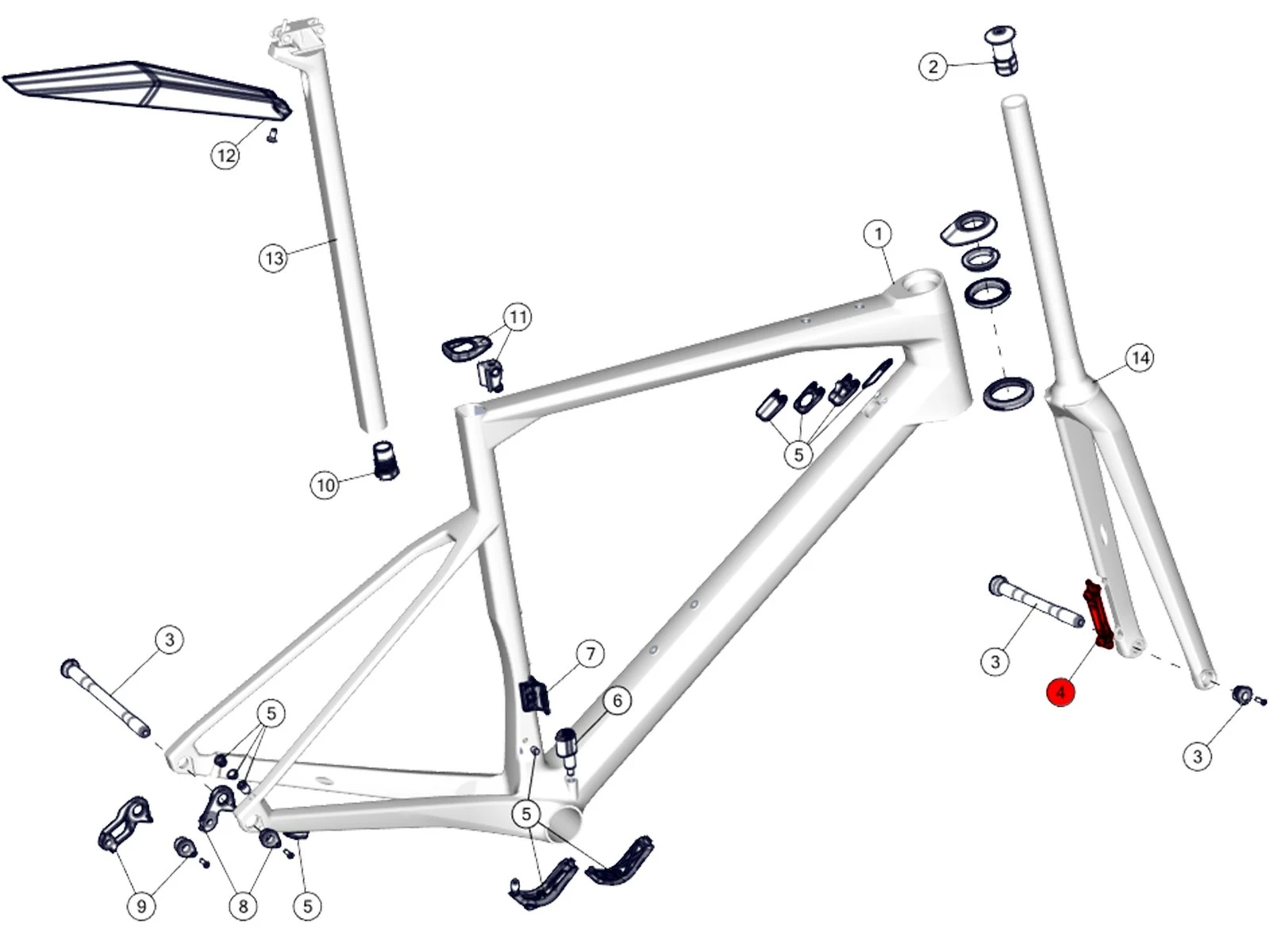 BMC Adaptateur étrier De Frein Roadmachine MY2021 30000715 2 BMC Adaptateur étrier De Frein Roadmachine MY2021 30000715 – Image 2
