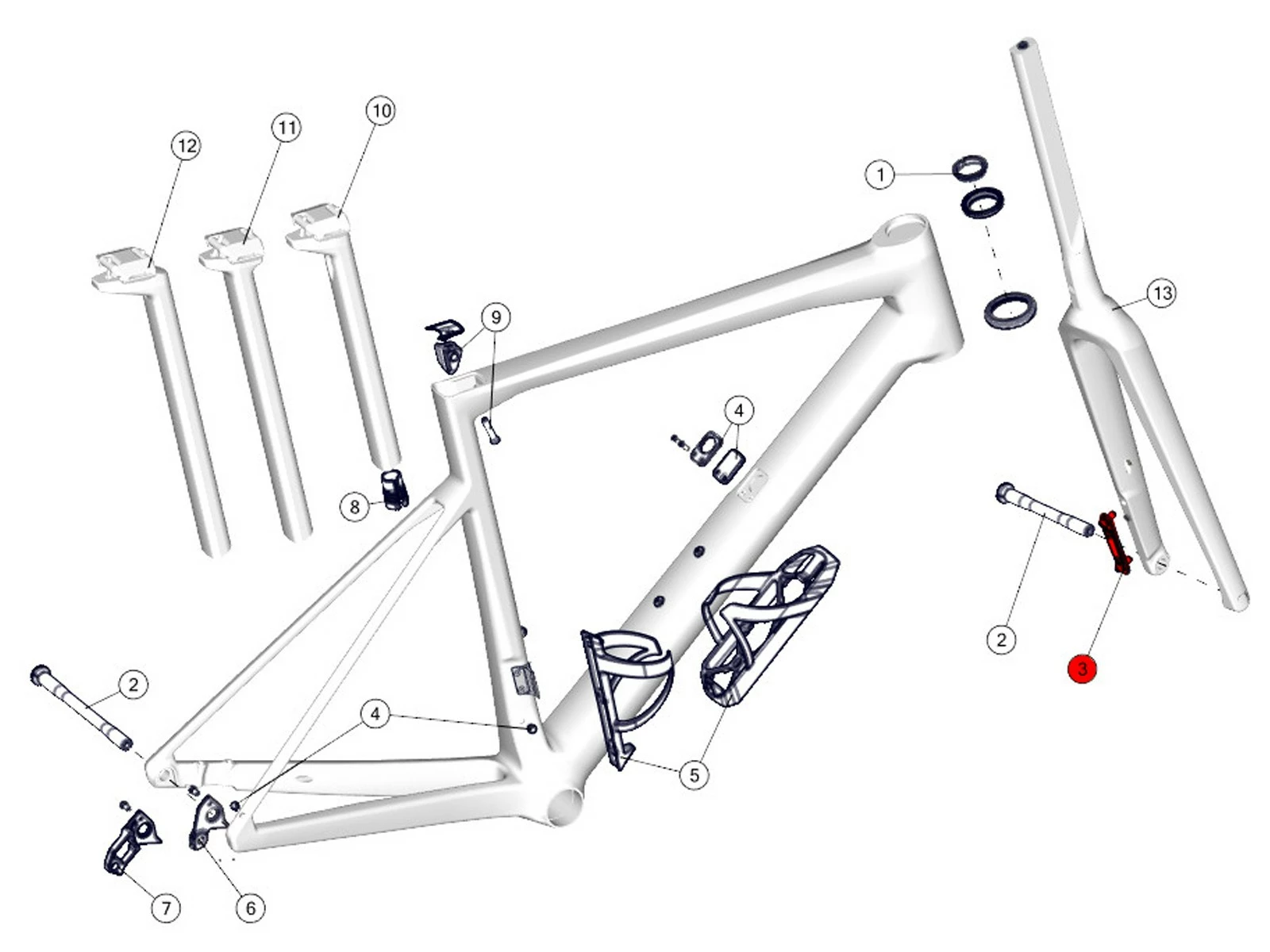 BMC Adaptateur étrier De Frein Teammachine 30000714 MY2021 SLR01 / SLR 2 BMC Adaptateur étrier De Frein Teammachine 30000714 MY2021 SLR01 / SLR – Image 2