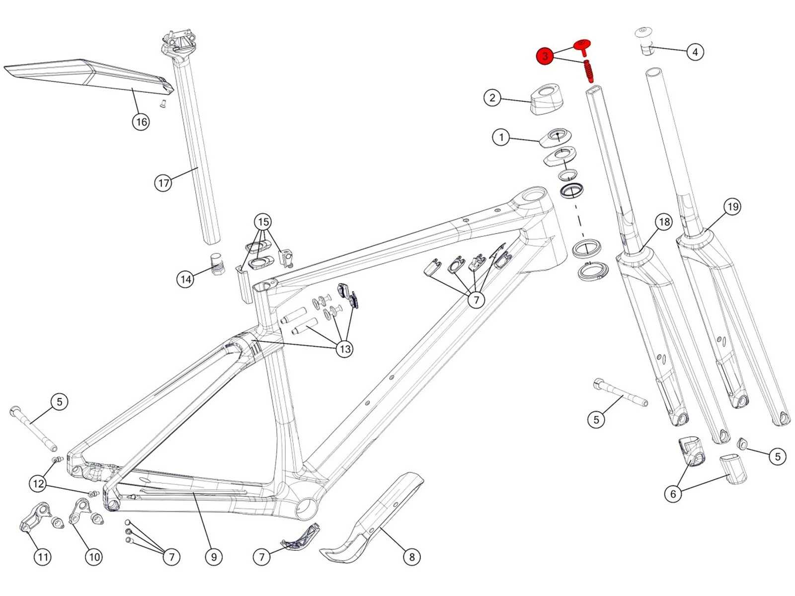 BMC Capuchon De Potence ICS Carbon Disc Fork Topcap 300695 2 BMC Capuchon De Potence ICS Carbon Disc Fork Topcap 300695 – Image 2