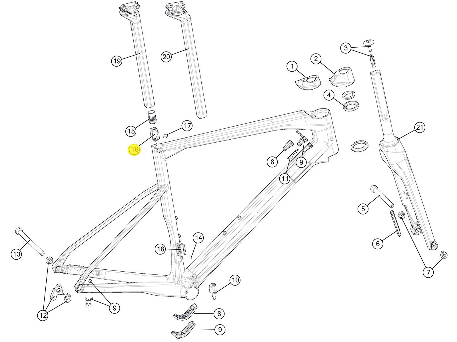 BMC Collier Tige De Selle Roadmachine 01 / 02 Avant 2020 - 300705 3 BMC Collier Tige De Selle Roadmachine 01 / 02 Avant 2020 - 300705 – Image 3