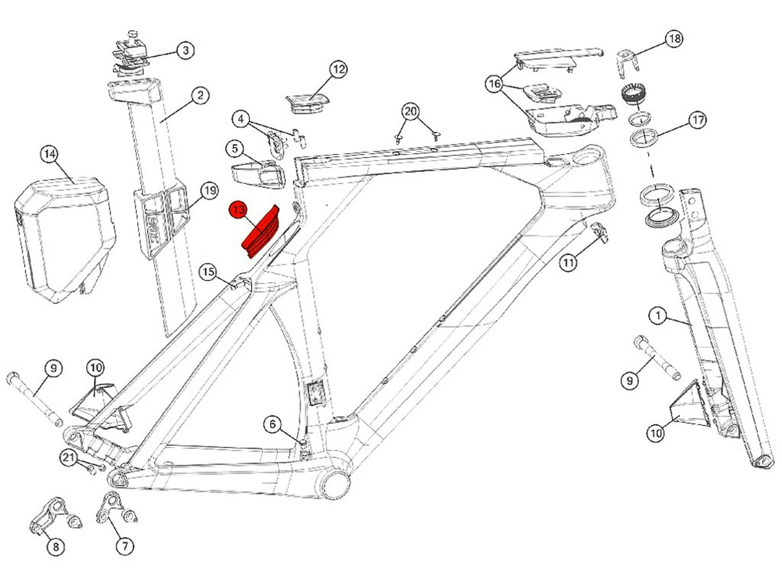 BMC Couvercle De Tige De Selle Timemachine (arrière) - 300659 2 BMC Couvercle De Tige De Selle Timemachine (arrière) - 300659 – Image 2