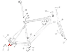 BMC Dropout 58 Patte De Dérailleur 301092 (standard) -BMC || GOBIK || COLNAGO Soldes bmc dropout 58 patte de derailleur 301092 standard 3
