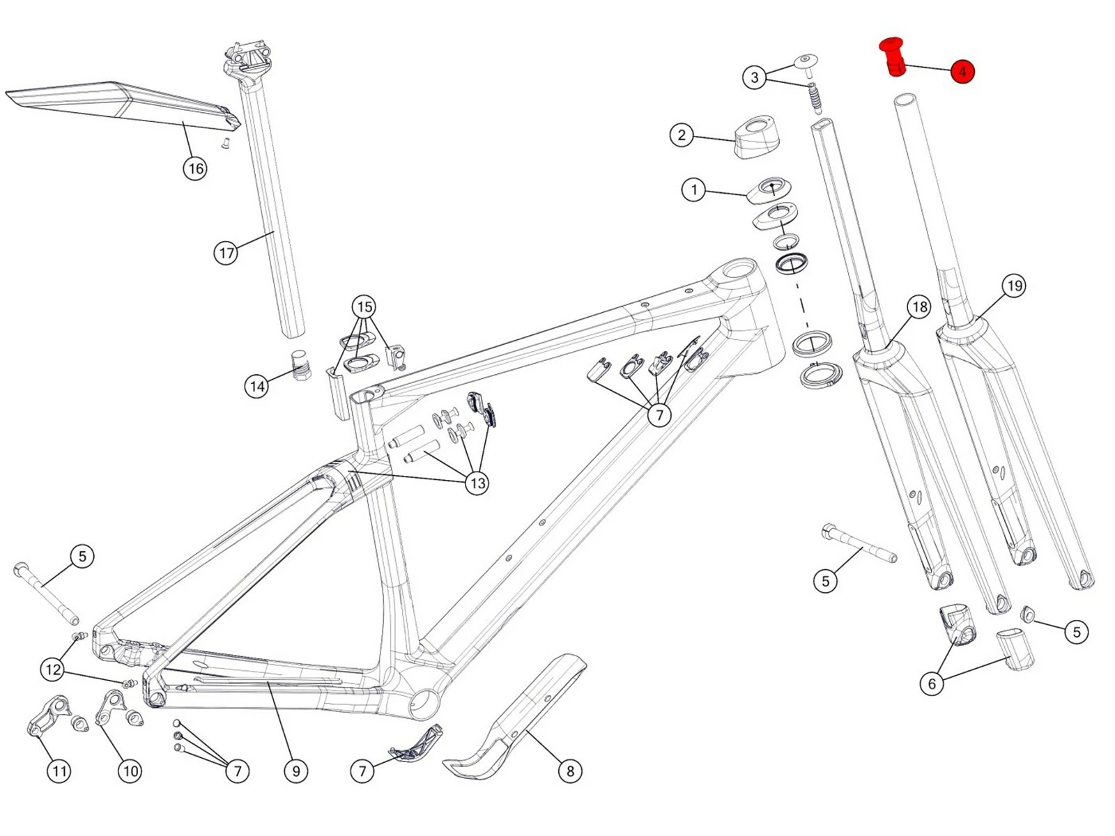 BMC Expandeur De Direction 2 Teammachine SLR, URS, Trackmachine 02 - 213682 3 BMC Expandeur De Direction 2 Teammachine SLR, URS, Trackmachine 02 - 213682 – Image 3