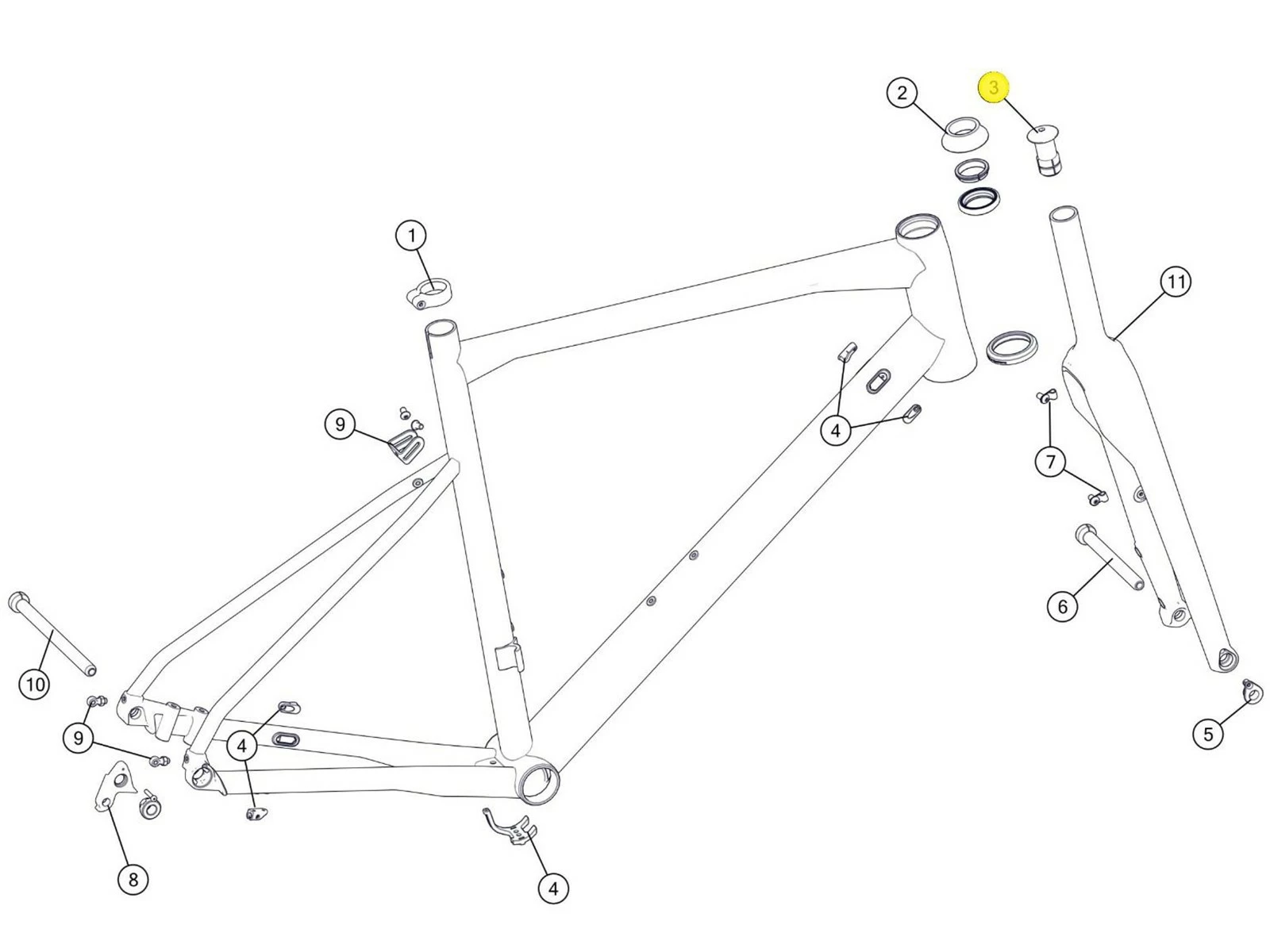 BMC Expandeur De Direction 5 URS AL / Roadmachine X AL - 300683 2 BMC Expandeur De Direction 5 URS AL / Roadmachine X AL - 300683 â Image 2
