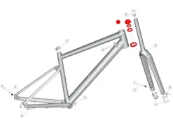BMC Jeu De Direction URS AL / Roadmachine X AL Headset 30002030