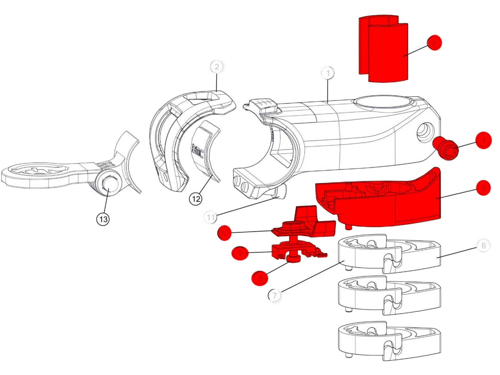 BMC Kit De Petits Composants Pour Potence ICS0 2 BMC Kit De Petits Composants Pour Potence ICS0 – Image 2