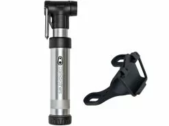 CRANKBROTHERS Gem Mini-pompe Silver + Support Cadre Vélo