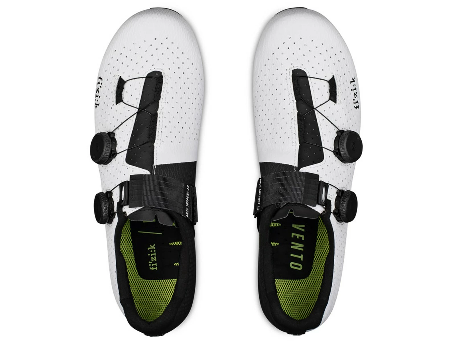 FIZIK Vento Stabilita Carbon Chaussures White / Black 4 FIZIK Vento Stabilita Carbon Chaussures White / Black – Image 4