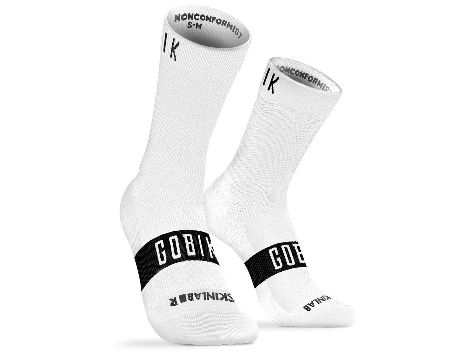 GOBIK Pure Paire De Chaussettes Cycliste Mixte Blanc 1 GOBIK Pure Paire De Chaussettes Cycliste Mixte Blanc