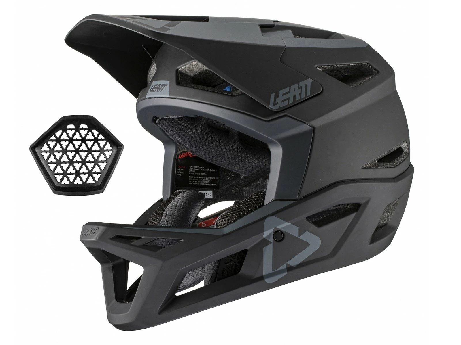 LEATT Casque Intégral MTB 4.0 Noir 5 LEATT Casque Intégral MTB 4.0 Noir – Image 5