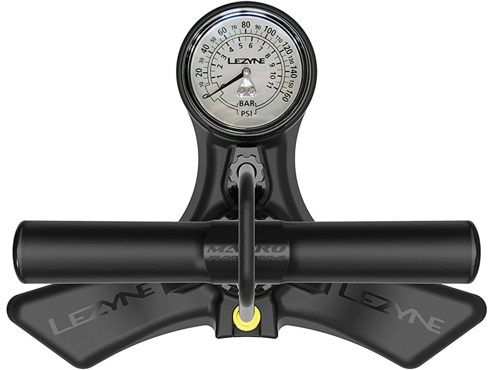LEZYNE Macro Floor Drive Pompe à Pied Noir Brillant 2 LEZYNE Macro Floor Drive Pompe à Pied Noir Brillant – Image 2