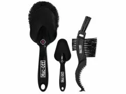 MUC-OFF Brush Kit De 3 Brosses De Nettoyage Vélo