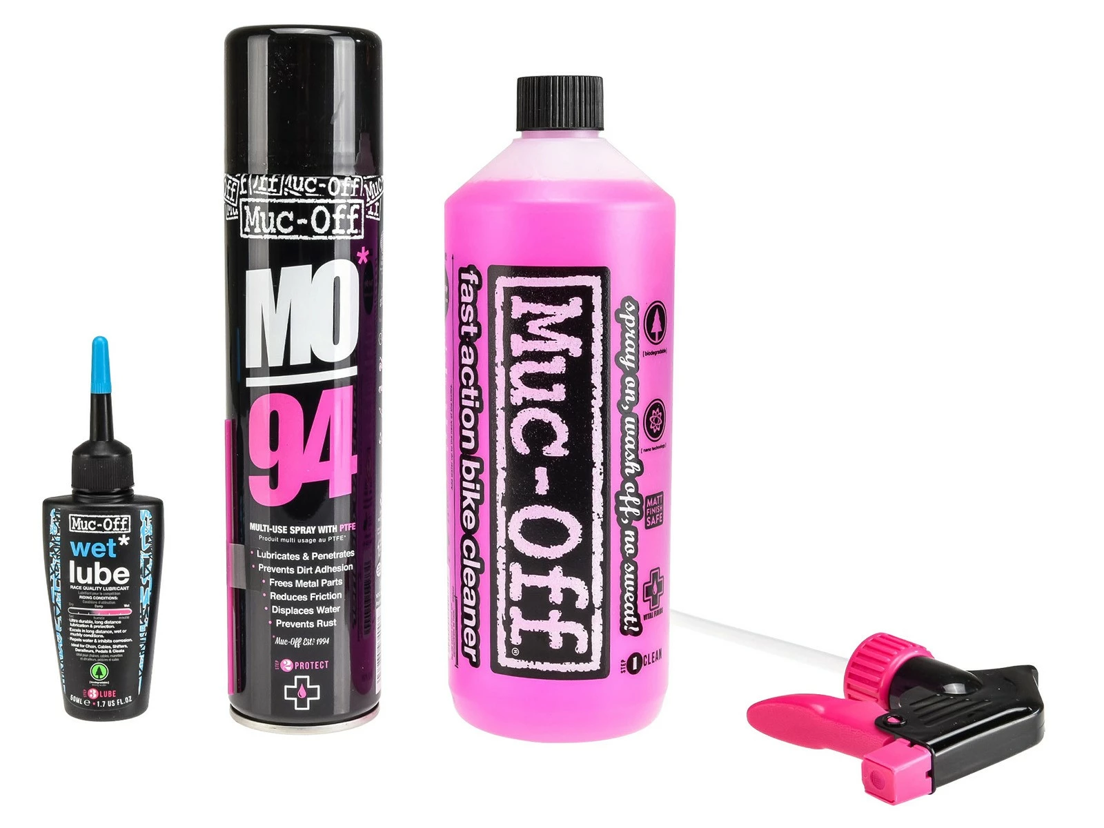MUC-OFF Kit D'entretien Clean - Protect - Wet Lube 3 MUC-OFF Kit D'entretien Clean - Protect - Wet Lube – Image 3