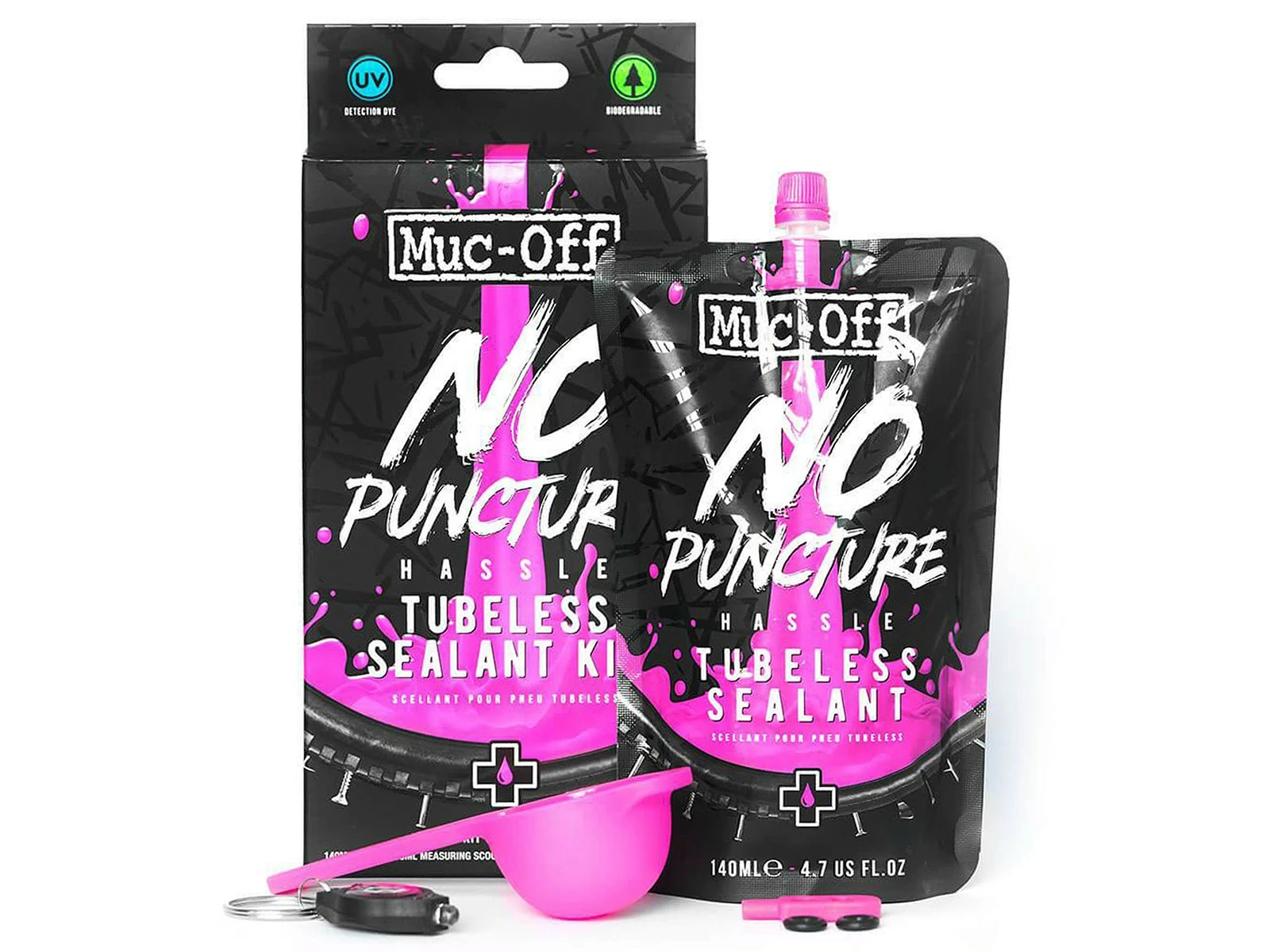 MUC-OFF Préventif Anti-crevaison No Puncture Hassle - Sachet 140ml 1 MUC-OFF Préventif Anti-crevaison No Puncture Hassle - Sachet 140ml
