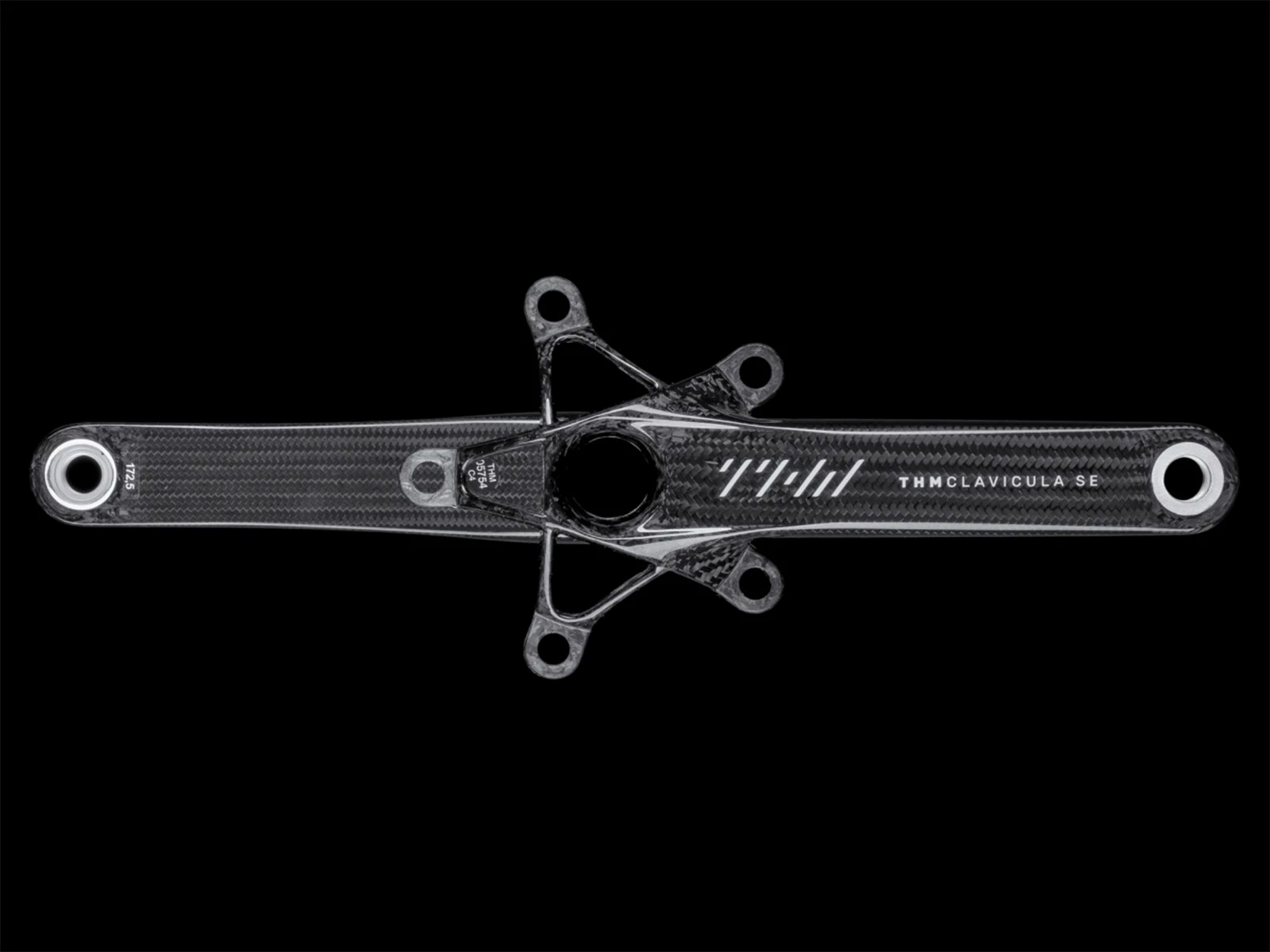 THM Carbones Pédalier Clavicula SE Road Brillant Compact 110 BCD 6 THM Carbones Pédalier Clavicula SE Road Brillant Compact 110 BCD – Image 6