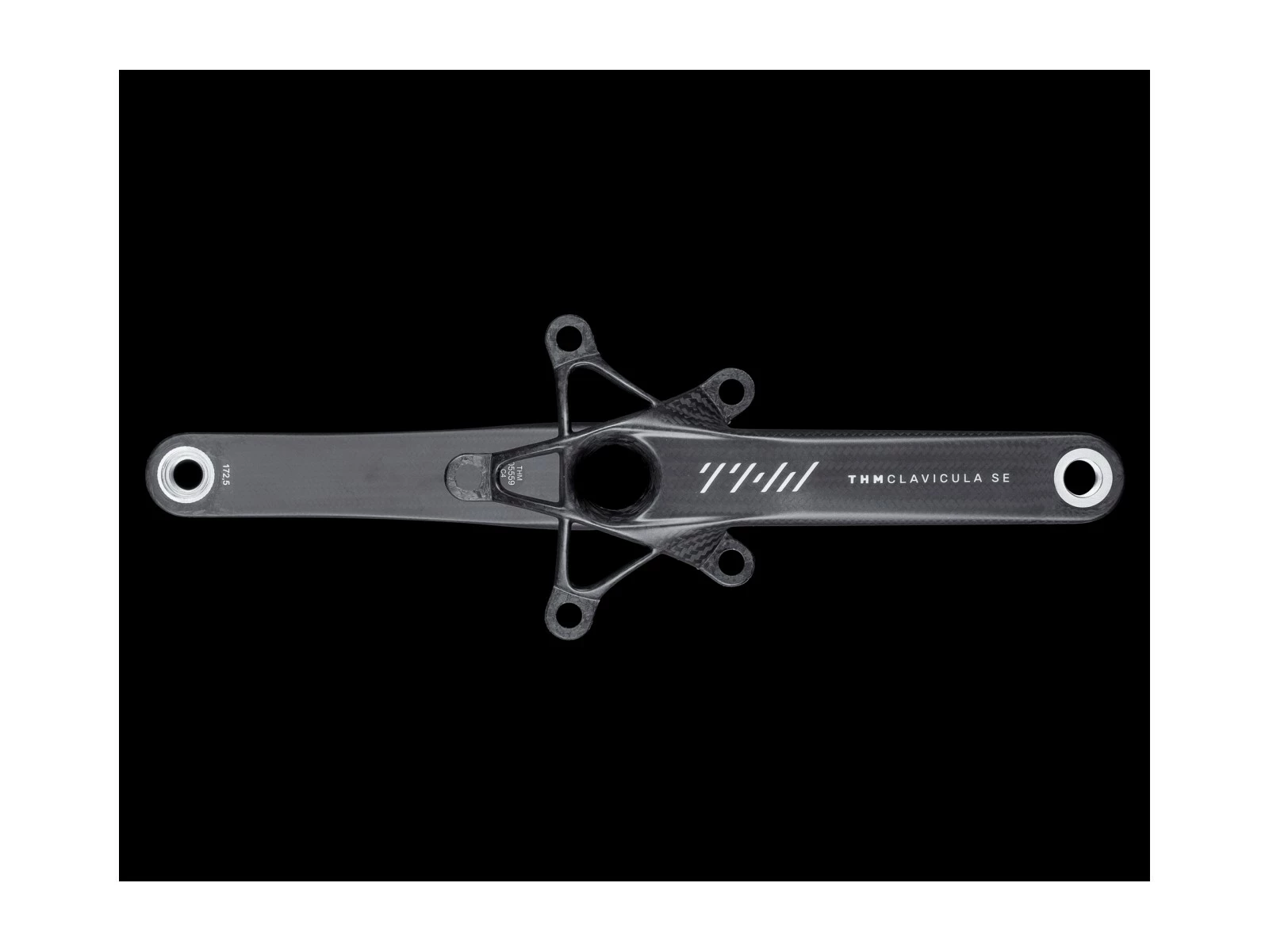 THM Carbones Pédalier Clavicula SE Road Mat Compact 110 BCD 6 THM Carbones Pédalier Clavicula SE Road Mat Compact 110 BCD – Image 6