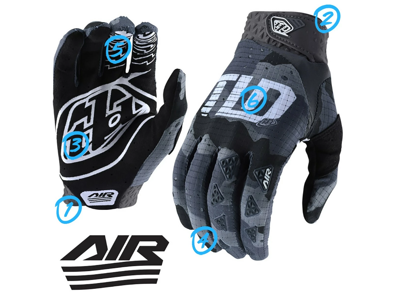 TROY LEE DESIGNS Air Gants VTT 3 TROY LEE DESIGNS Air Gants VTT – Image 3