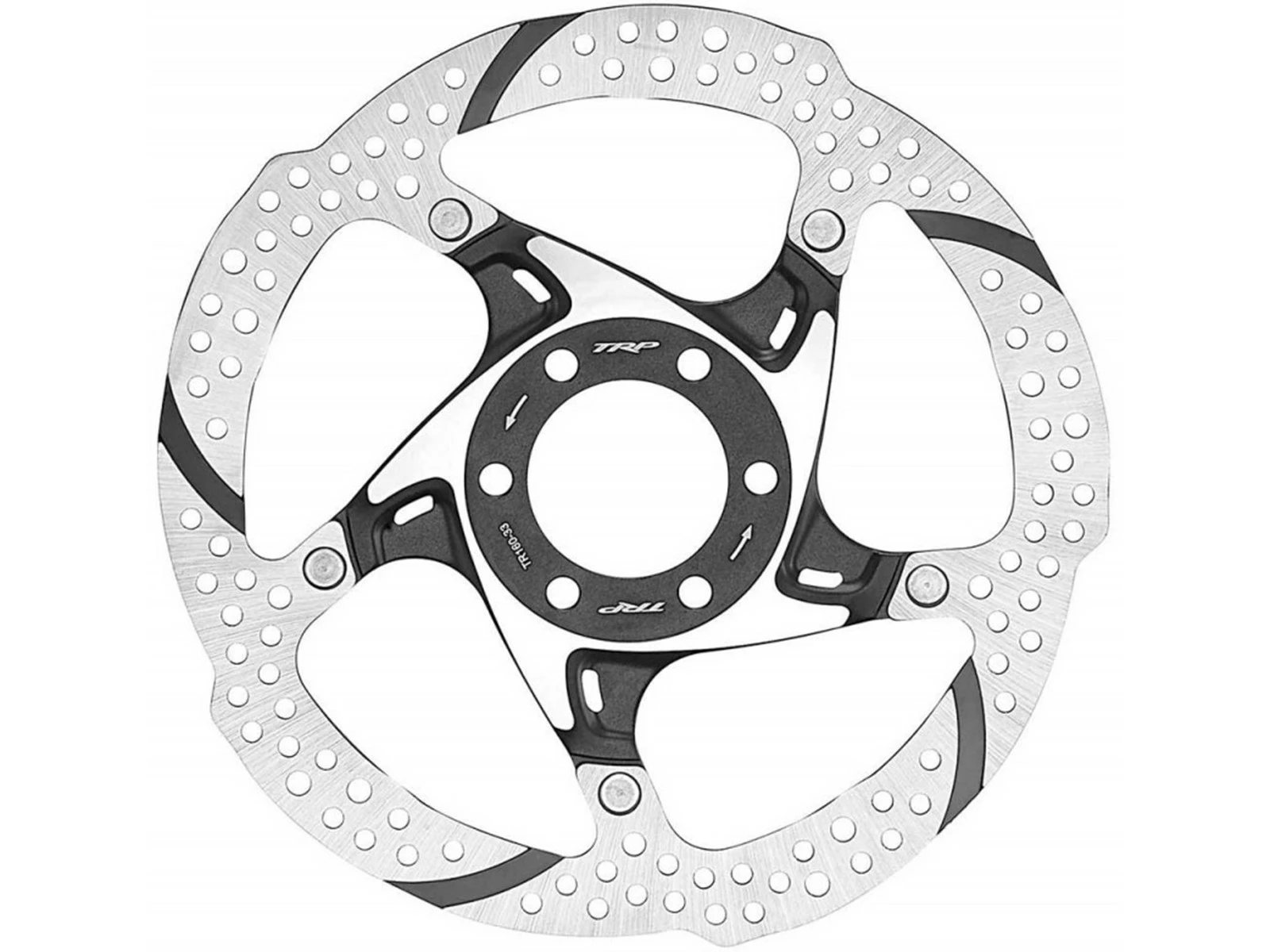 TRP TR-33 Disque 6 Trous 180mm Argent / Noir 1 TRP TR-33 Disque 6 Trous 180mm Argent / Noir