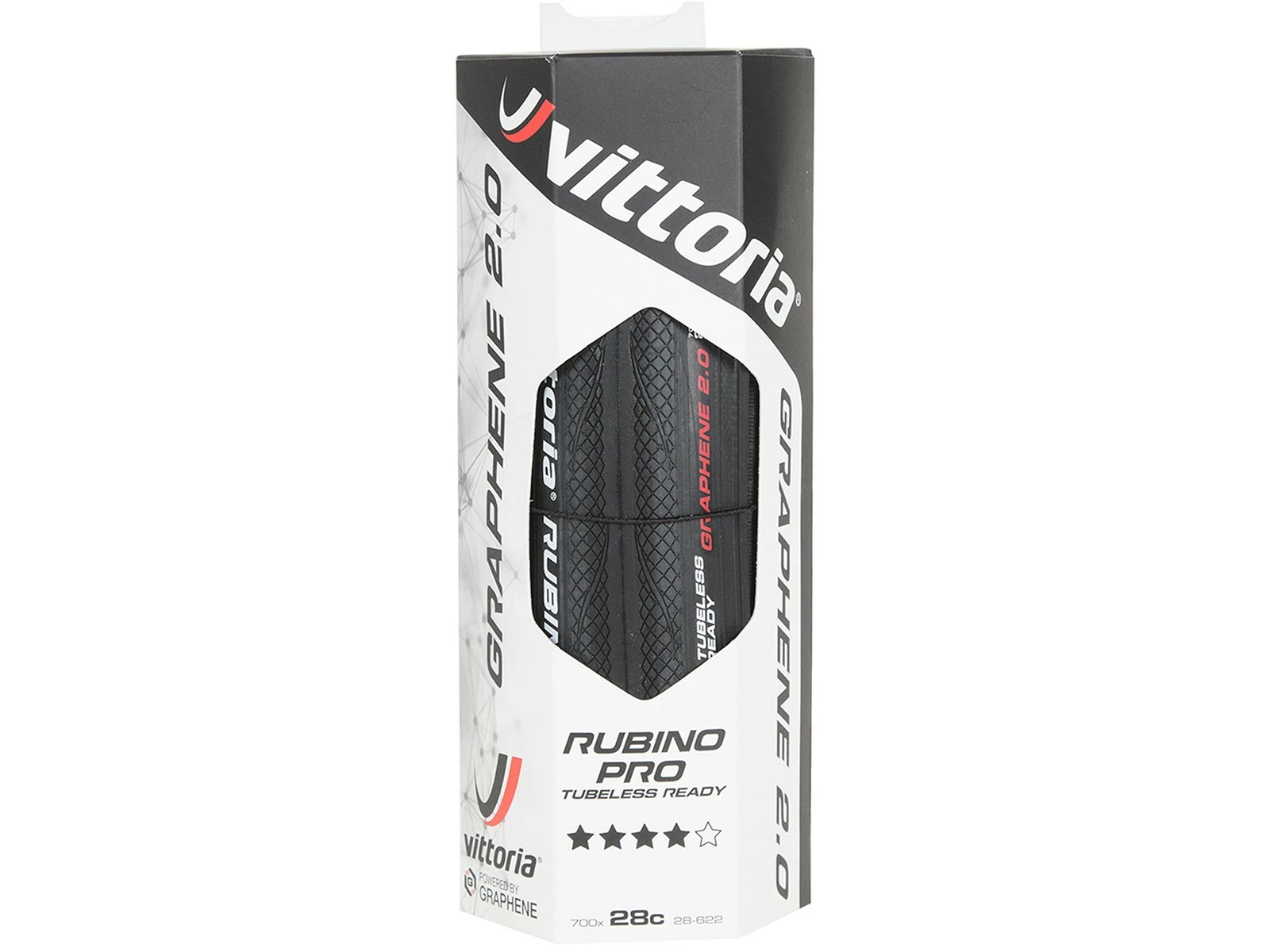 VITTORIA Rubino Pro Tubeless Ready Pneu Graphene 2.0 Noir 700x25c 700x28c 700x30c 2 VITTORIA Rubino Pro Tubeless Ready Pneu Graphene 2.0 Noir 700x25c 700x28c 700x30c – Image 2